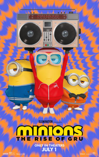Minions: The Rise of Gru Rated PG